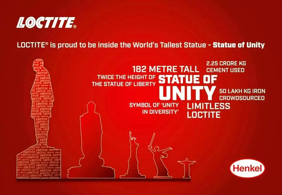 Statue of Unity 10 Loctite Statue of Unity