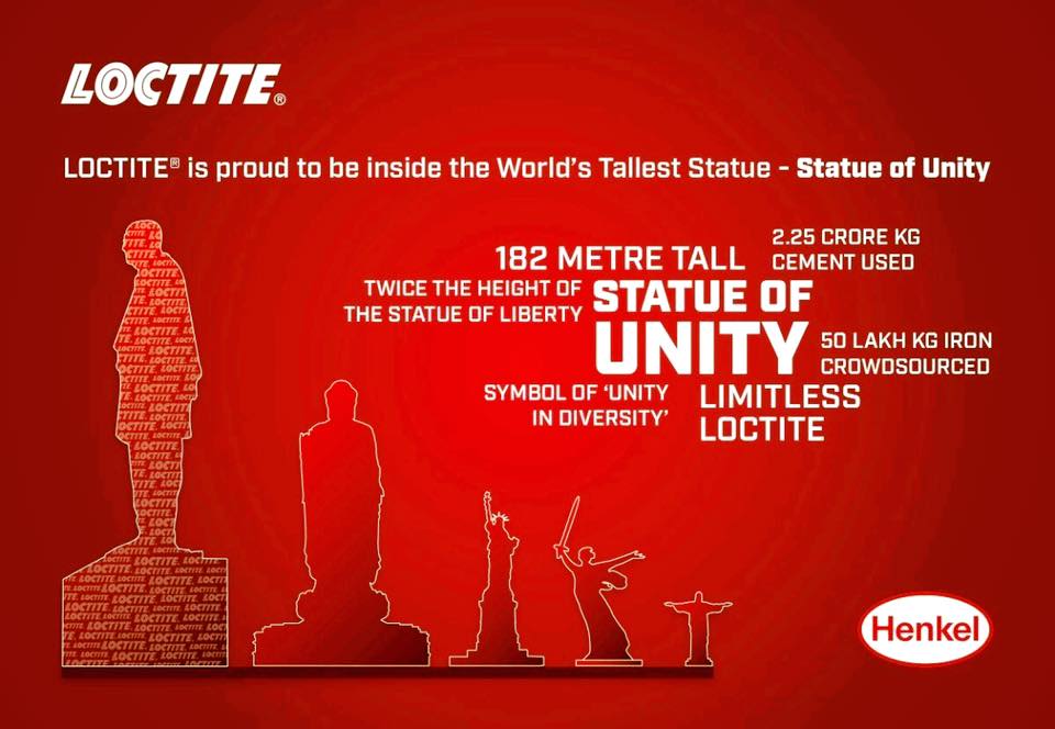 Loctite Statue of Unity